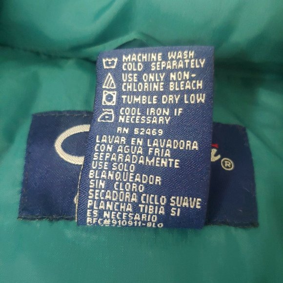 Catalina Women's 1X Down Puffer Vest Full Zip Front Outerwear Dark Teal Jacket - Picture 6 of 12